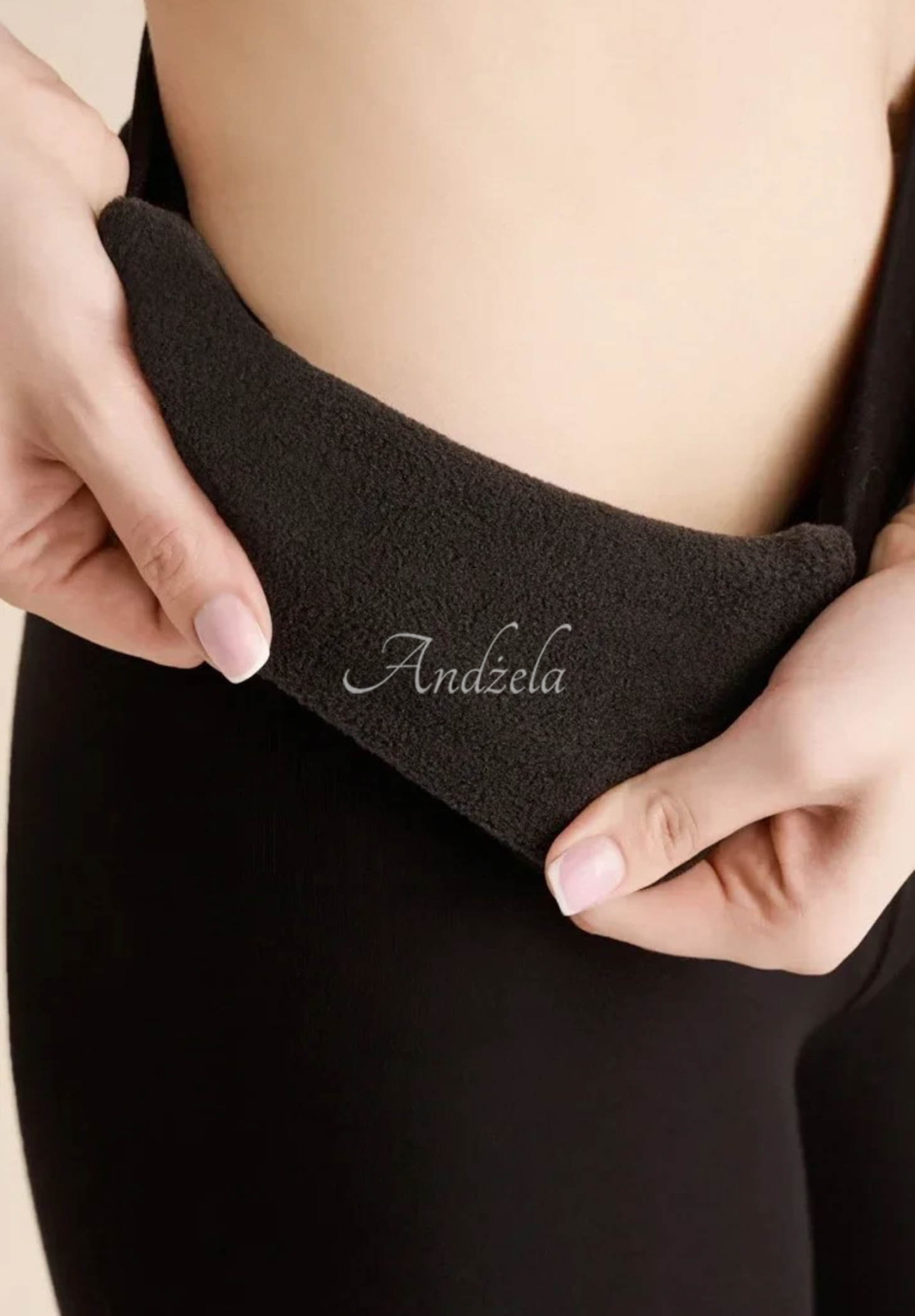Gefütterte Leggings Arctic Schwarz