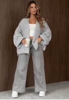 Pullover Cardigan oversize bez zapięcia Candle Nights Khaki