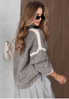 Pullover z golfem Sunday Darling Grau