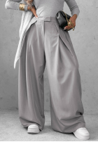 Eleganckie Hose z zakładkami The Edition Grau