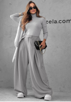 Eleganckie Hose z zakładkami The Edition Grau