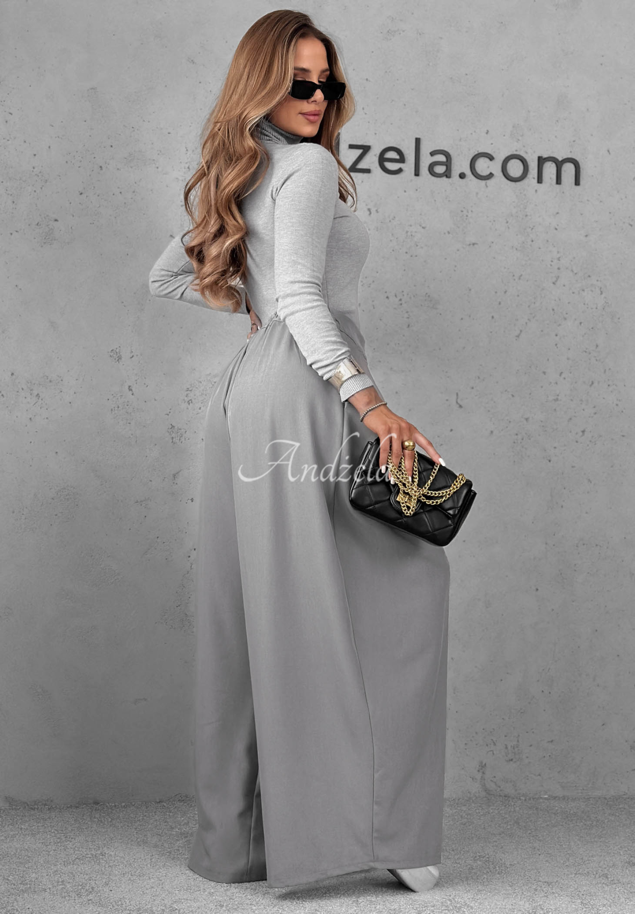 Elegante Hose mit Bügelfalten The Edition Grau