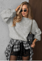 Miękki Pullover oversize Cloud Babe Orange