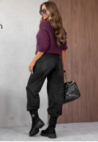 Hose Jeans z paskiem Nothing Serious Dunkelgrau