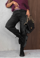 Hose Jeans z paskiem Nothing Serious Dunkelgrau