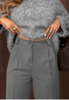 Eleganckie Hose Chinohose Good Choices Grau