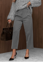 Eleganckie Hose Chinohose Good Choices Grau