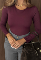 Body longsleeve Soft Reset Schokoladenbraun