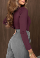 Body longsleeve Soft Reset Schokoladenbraun