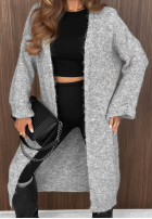 Długi Cardigan Cozy Haven Schwarz