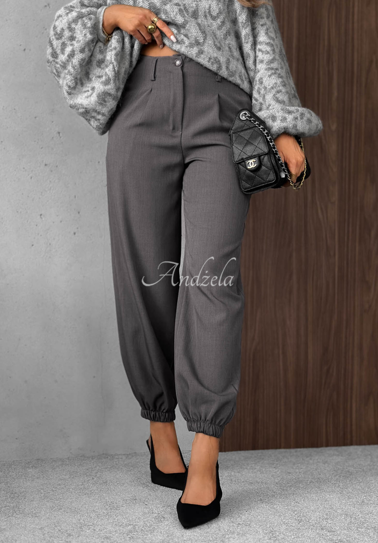 Elegante Jogger mit Gummibund Good For Me Grau