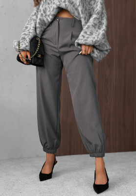 Elegante Jogger mit Gummibund Good For Me Grau