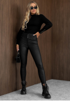 Sztruksowe Hose mom fit Same Story Schwarz