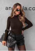 Prążkowana Bluse z wiskozy Essential Fit Burgunderrot