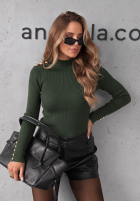 Prążkowana Bluse z wiskozy Essential Fit Burgunderrot