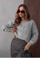 Miękki Pullover oversize Cloud Dream Beerenfarben