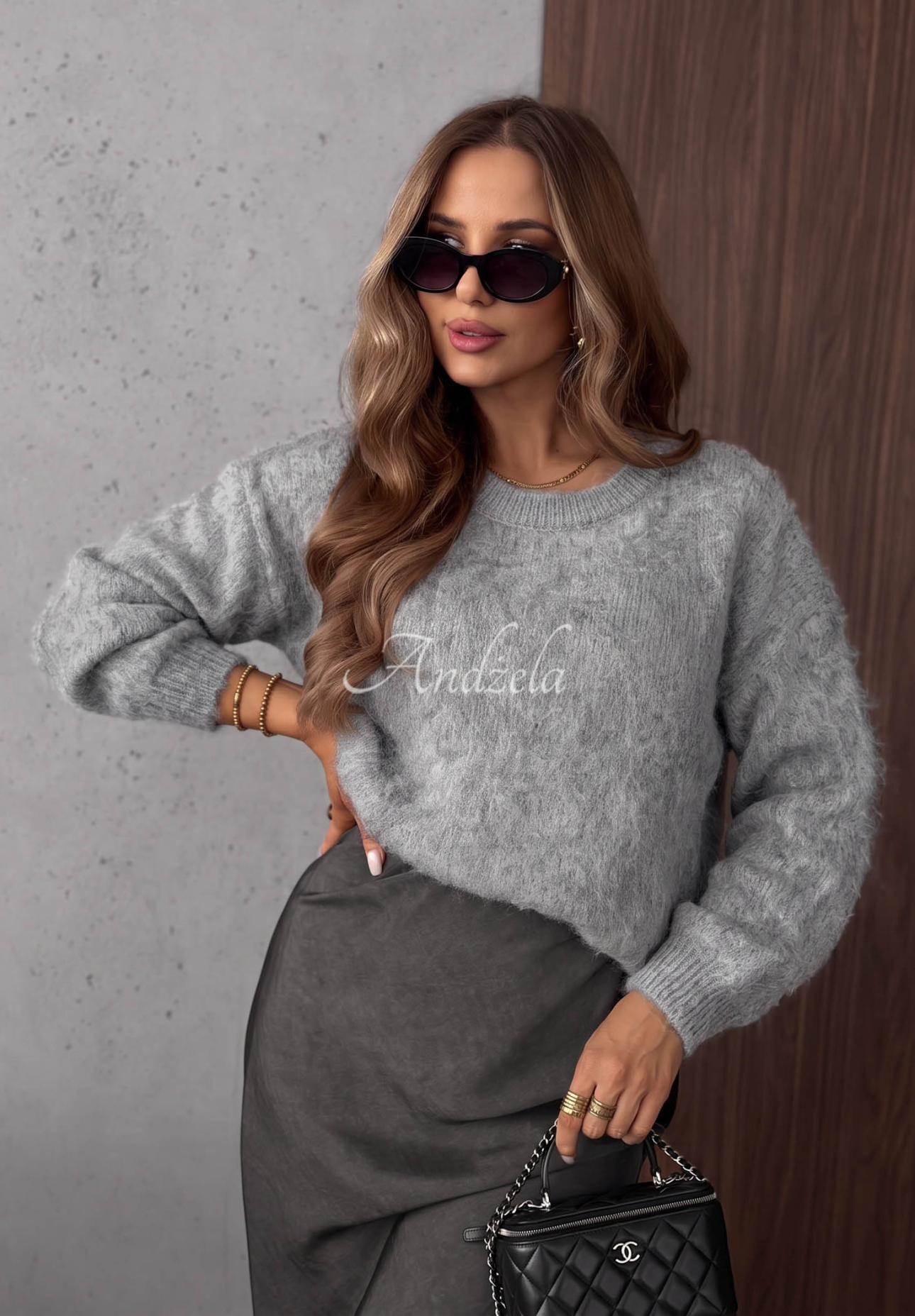 Weicher Pullover Cloud Dream Grau