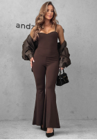 Material Hose dzwony push up Tease Me Schwarz