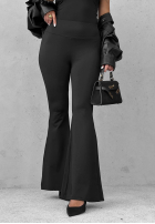 Material Hose dzwony push up Tease Me Schwarz