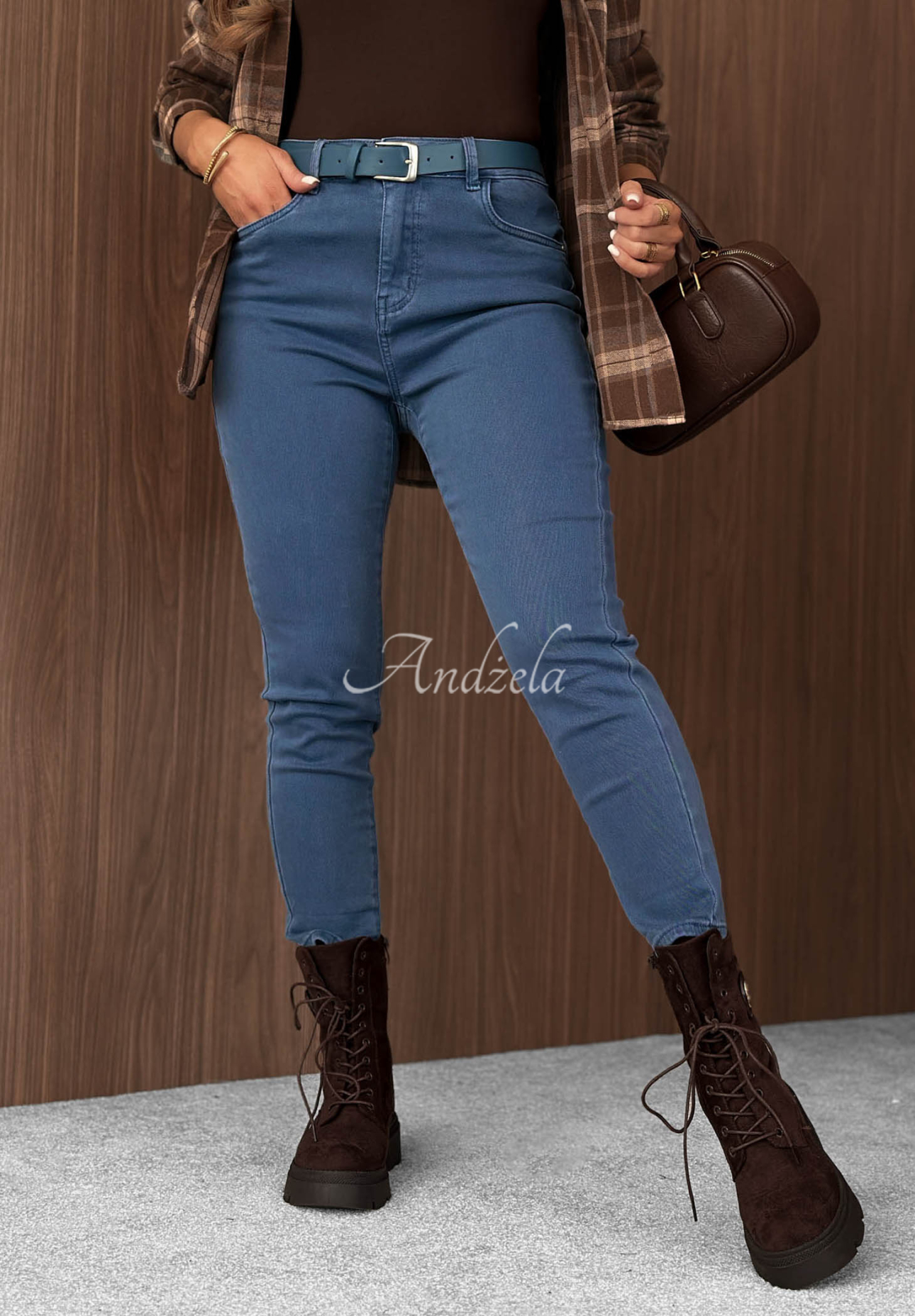 Jeanshose mit Gürtel Nothing More Blau