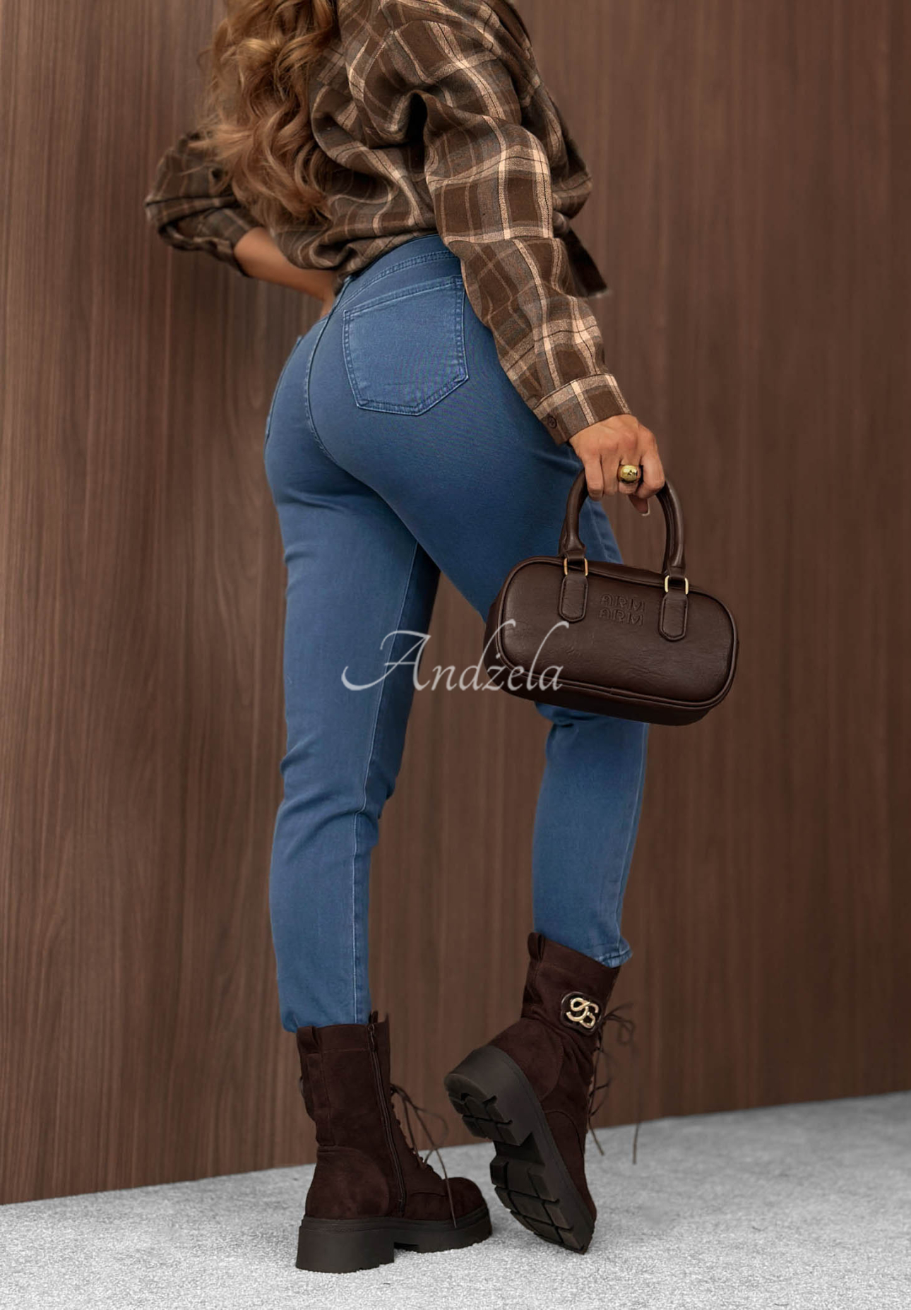 Jeanshose mit Gürtel Nothing More Blau