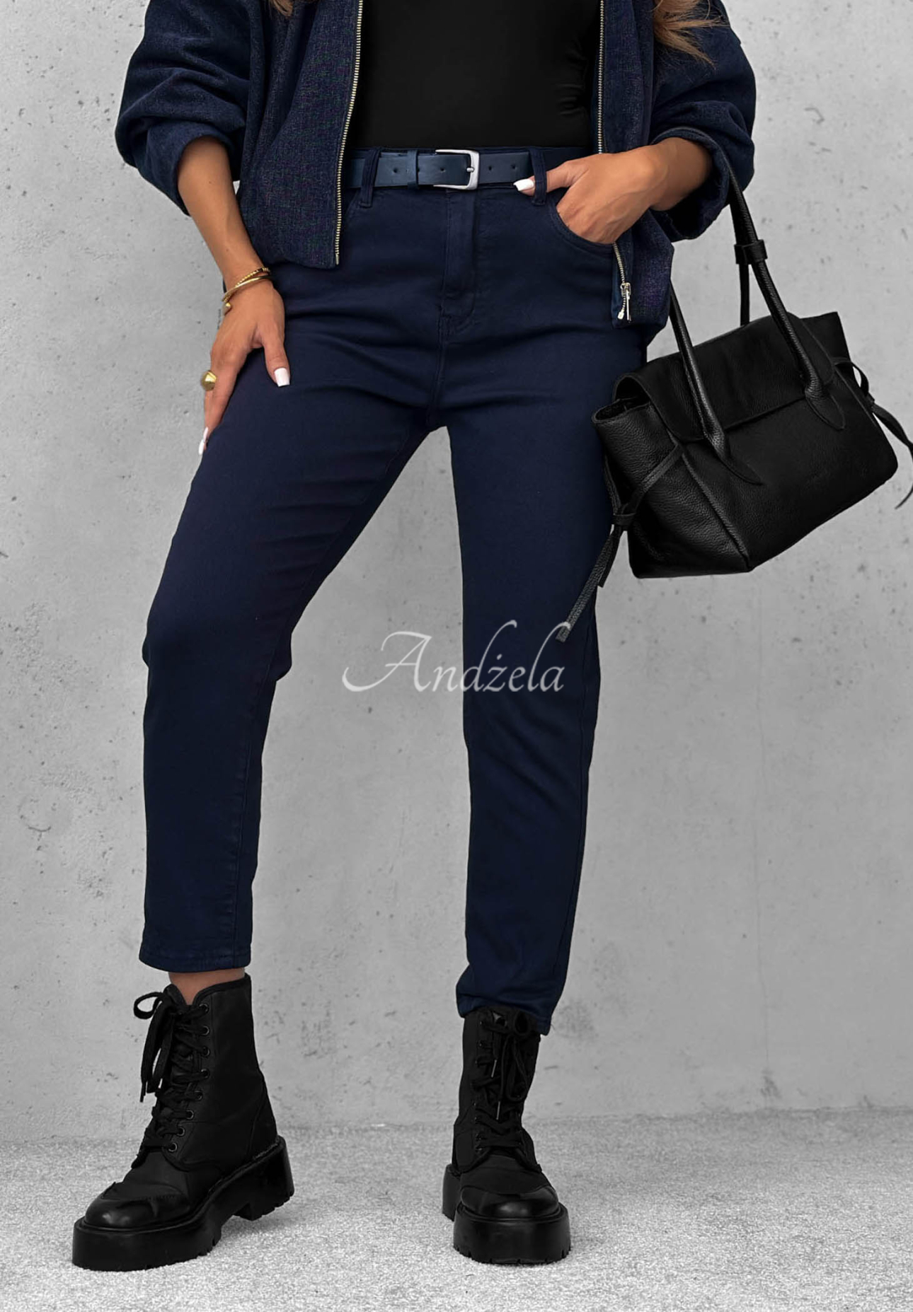 Jeanshose mit Gürtel Nothing More Dunkelblau