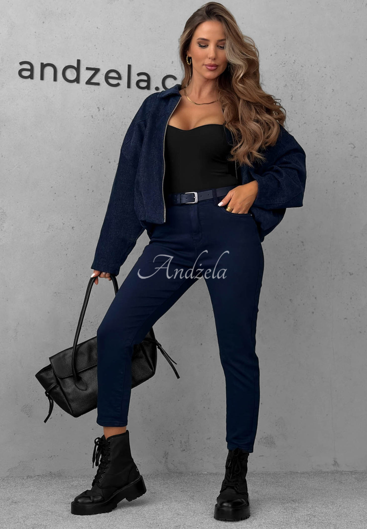 Jeanshose mit Gürtel Nothing More Dunkelblau