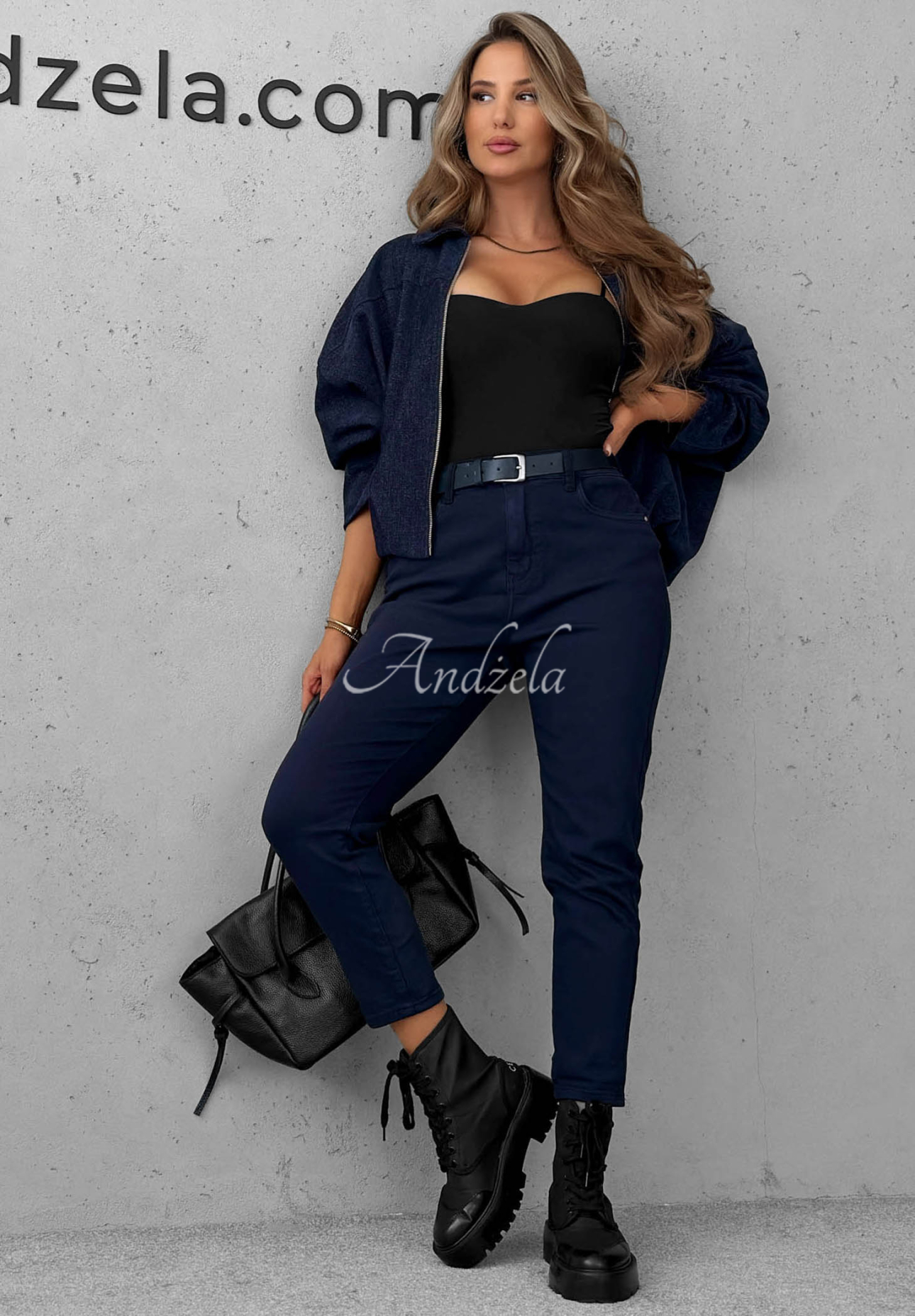 Jeanshose mit Gürtel Nothing More Dunkelblau