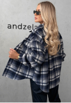 Hemd z kołnierzem w kratę Maple Plaid Dunkelblau
