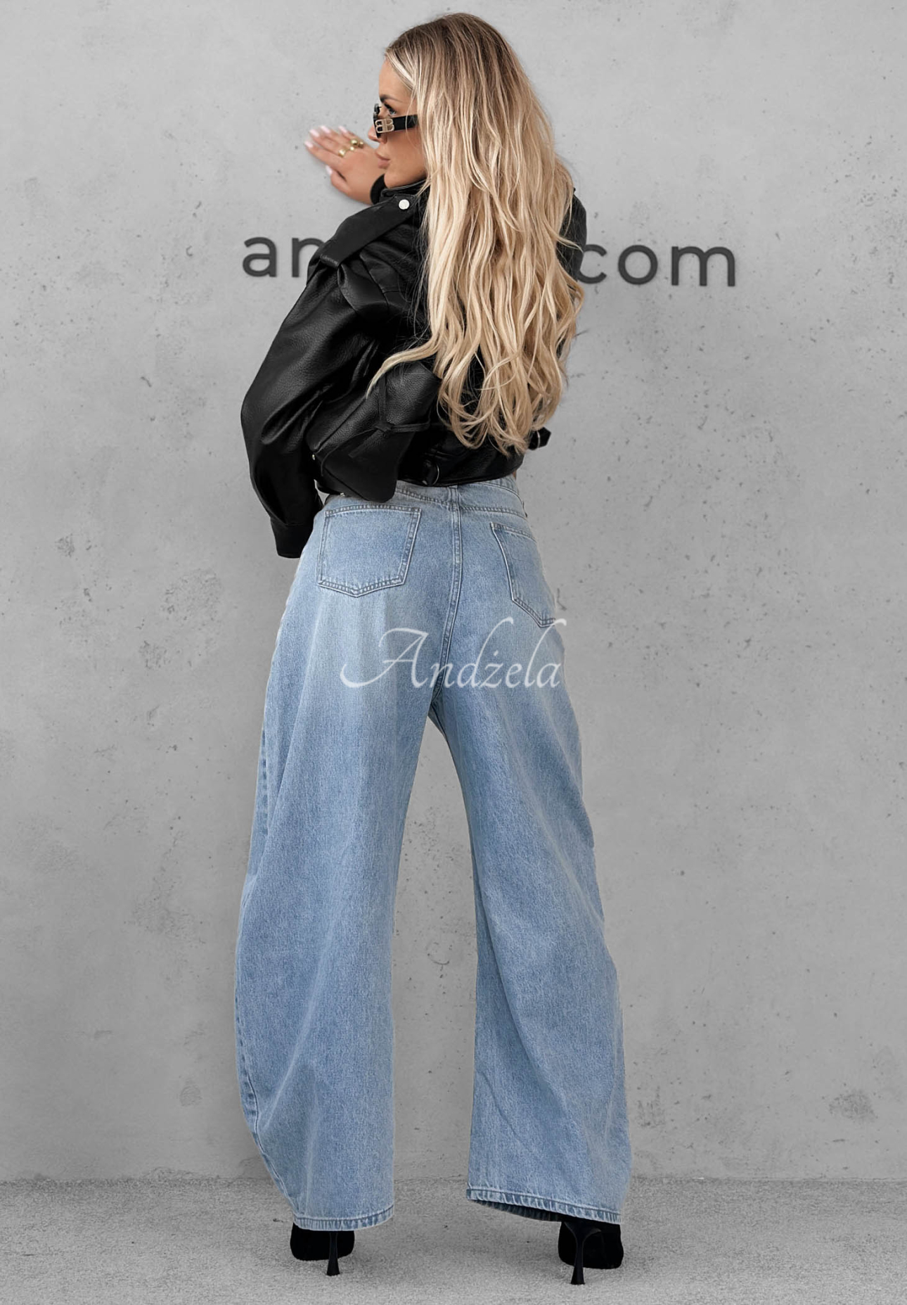 Balloon Jeanshose  Amber Avenue Hellblau