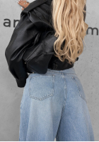 Hose Jeans wide leg Amber Avenue Hellblau
