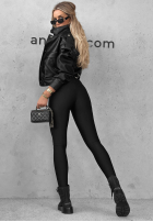 Dopasowane Leggings Toffee Glow Schwarz