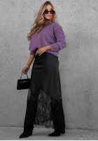 Miękki Pullover oversize Cloud Dream Beerenfarben