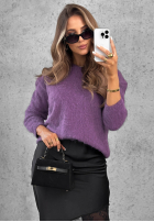 Miękki Pullover oversize Cloud Dream Beerenfarben