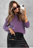Miękki Pullover oversize Cloud Dream Beerenfarben