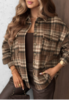 Hemd z kołnierzem w kratę Maple Plaid Dunkelblau
