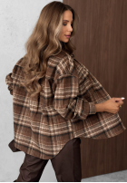Hemd z kołnierzem w kratę Maple Plaid Dunkelblau
