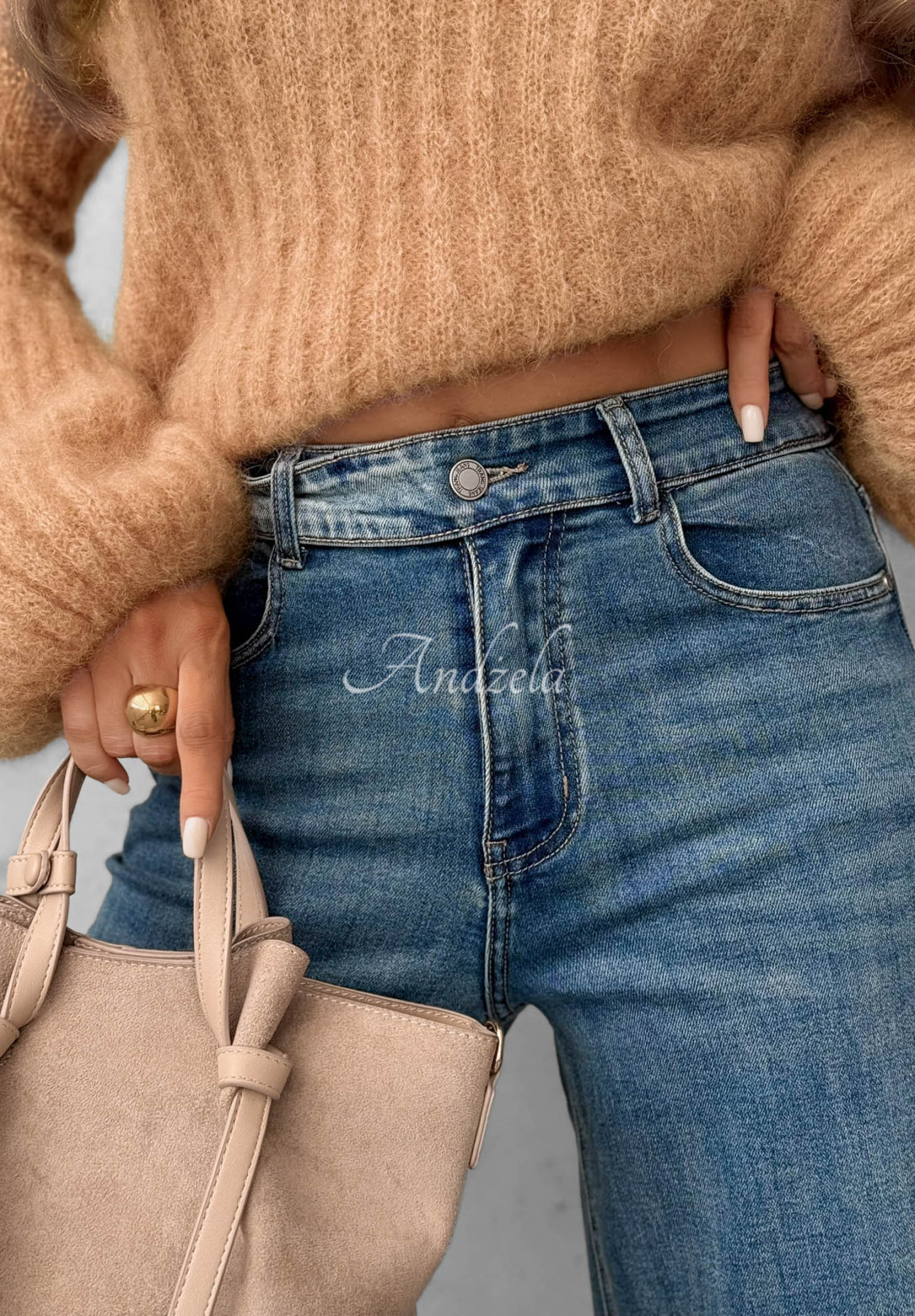 Jeanshose wide leg Cozy Streets Blau