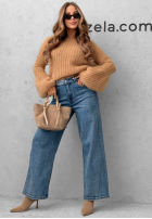 Hose Jeans wide leg Cozy Streets Blau