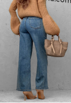 Hose Jeans wide leg Cozy Streets Blau