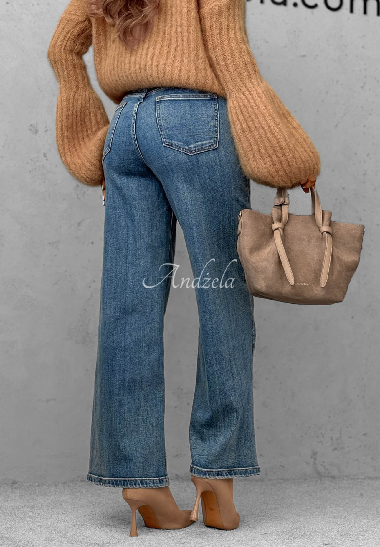 Jeanshose wide leg Cozy Streets Blau