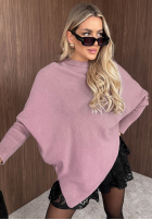 Asymetryczny Pullover Unknown Number hellbeige