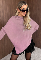 Asymetryczny Pullover Unknown Number hellbeige