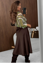 Hemd w paski Dream State Khaki