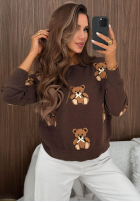 Pullover z misiami Sweet Bears Ecru