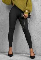 Leggings z zapiętkami Secret Beauty Schwarz