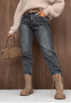 Hose Jeans mom fit Sunday Morning Grau