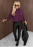 Sweatshirt z kapturem oversize Not Quite Schwarz