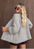 Krótki Cardigan Simply Cozy Schokoladenbraun