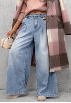 Hose Jeans wide leg Daily Walk Hellblau